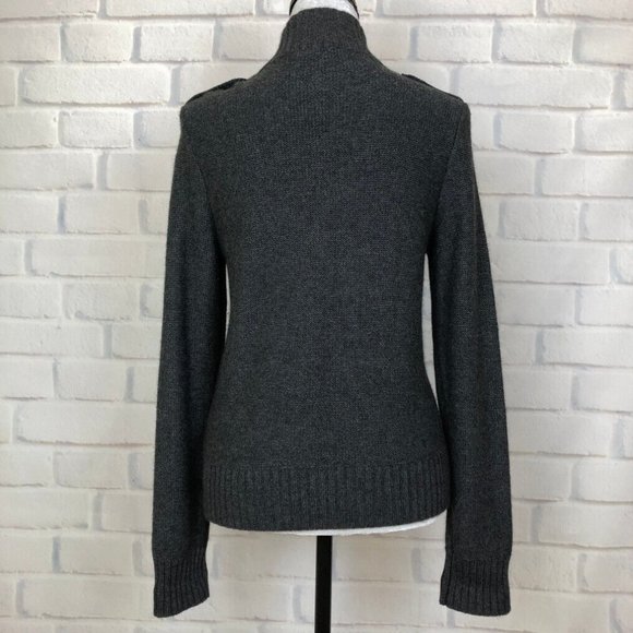 Talbots Gray Bauble Cardigan Sweater Size S - Picture 3 of 6